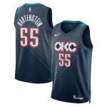 Maillot NBA Oklahoma City Thunder Isaiah Hartenstein Nike 2025-26 City Edition Noir Swingman - Homme